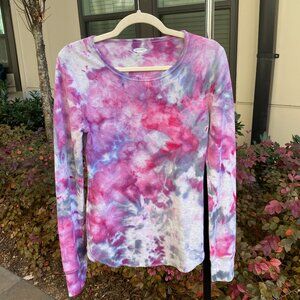 Ice-Dyed Thermal Long Sleeve, size medium tall